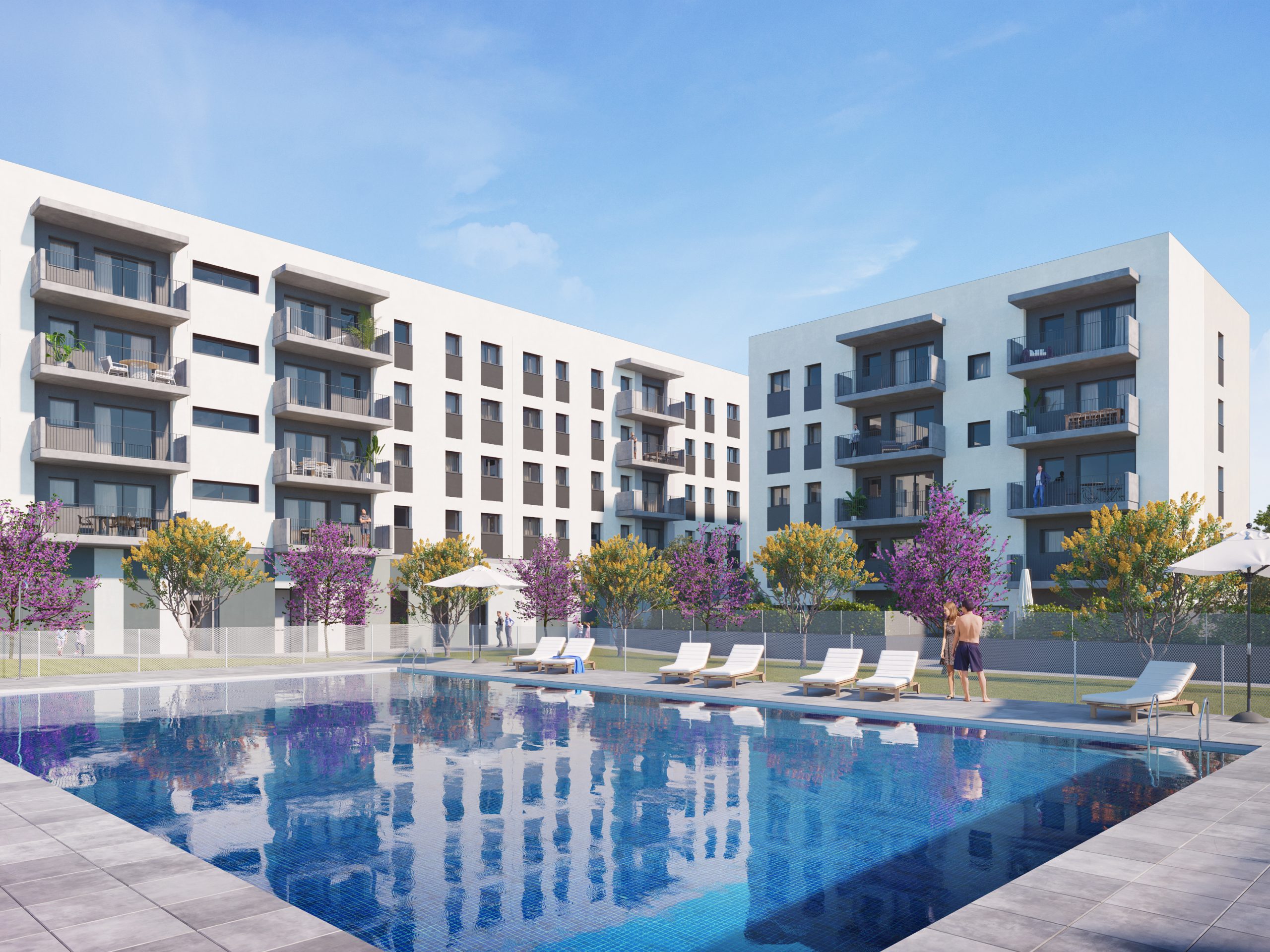 Beautiful luxury home kitchen with white cabinets. - White Kitchen Design - llars.net | Agents Immobiliaris